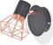 vidaXL Wandlamp E14 zwart en koper 2 st