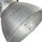 vidaXL Wandlamp industrieel E27 45x25 cm zilverkleurig