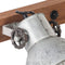 vidaXL Wandlamp industrieel E27 45x25 cm zilverkleurig
