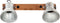 vidaXL Wandlamp industrieel E27 45x25 cm zilverkleurig