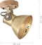 vidaXL Wandlamp industrieel E27 65x25 cm zilverkleurig
