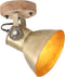 vidaXL Wandlamp industrieel E27 65x25 cm zilverkleurig