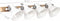 vidaXL Wandlamp industrieel E27 90x25 cm wit