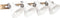 vidaXL Wandlamp industrieel E27 90x25 cm wit