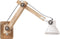 vidaXL Wandlamp industrieel rond E27 wit