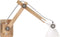 vidaXL Wandlamp industrieel rond E27 wit