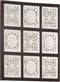 vidaXL - Wandpaneel - handgesneden - 40x40x1,5 - cm - MDF - bruin - en - wit