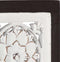 vidaXL - Wandpaneel - handgesneden - 40x40x1,5 - cm - MDF - bruin - en - wit