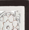 vidaXL - Wandpaneel - handgesneden - 60x60x1,5 - cm - MDF - bruin - en - wit