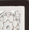 vidaXL - Wandpaneel - handgesneden - 60x60x1,5 - cm - MDF - zwart - en - wit