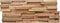 vidaXL - Wandpanelen - 10 - st - 3D - 1,08 - m² - massief - teakhout
