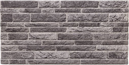 vidaXL - Wandpanelen - 10 - st - 3D - 100x50 - cm - EPS - antracietkleurig