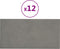 vidaXL - Wandpanelen - 12 - st - 0,54 - m² - 30x15 - cm - fluweel - lichtgrijs