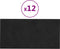 vidaXL - Wandpanelen - 12 - st - 0,54 - m² - 30x15 - cm - fluweel - zwart