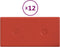 vidaXL - Wandpanelen - 12 - st - 0,54 - m² - 30x15 - cm - kunstleer - rood