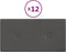 vidaXL - Wandpanelen - 12 - st - 0,54 - m² - 30x15 - cm - kunstleer - grijs