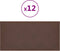 vidaXL - Wandpanelen - 12 - st - 0,54 - m² - 30x15 - cm - kunstleer - bruin