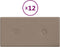 vidaXL - Wandpanelen - 12 - st - 0,54 - m² - 30x15 - cm - kunstleer - cappuccinokleurig