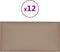 vidaXL - Wandpanelen - 12 - st - 0,54 - m² - 30x15 - cm - kunstleer - cappuccinokleurig