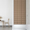 vidaXL - Wandpanelen - 12 - st - 0,54 - m² - 30x15 - cm - kunstleer - cappuccinokleurig