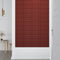 vidaXL - Wandpanelen - 12 - st - 0,54 - m² - 30x15 - cm - kunstleer - wijnrood
