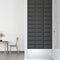vidaXL - Wandpanelen - 12 - st - 0,54 - m² - 30x15 - cm - kunstleer - grijs