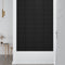 vidaXL - Wandpanelen - 12 - st - 0,54 - m² - 30x15 - cm - kunstleer - zwart