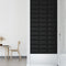 vidaXL - Wandpanelen - 12 - st - 0,54 - m² - 30x15 - cm - kunstleer - zwart