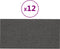 vidaXL - Wandpanelen - 12 - st - 0,54 - m² - 30x15 - cm - stof - donkergrijs