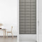 vidaXL - Wandpanelen - 12 - st - 0,54 - m² - 30x15 - cm - stof - lichtgrijs
