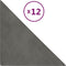 vidaXL - Wandpanelen - 12 - st - 0,54 - m² - 30x30 - cm - fluweel - donkergrijs