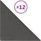 vidaXL - Wandpanelen - 12 - st - 0,54 - m² - 30x30 - cm - kunstleer - grijs