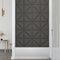 vidaXL - Wandpanelen - 12 - st - 0,54 - m² - 30x30 - cm - kunstleer - grijs