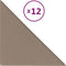 vidaXL - Wandpanelen - 12 - st - 0,54 - m² - 30x30 - cm - kunstleer - cappuccinokleurig