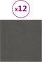 vidaXL - Wandpanelen - 12 - st - 1,08 - m² - 30x30 - cm - fluweel - donkergrijs