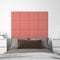 vidaXL - Wandpanelen - 12 - st - 1,08 - m² - 30x30 - cm - fluweel - roze