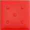 vidaXL - Wandpanelen - 12 - st - 1,08 - m² - 30x30 - cm - kunstleer - rood
