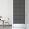 vidaXL - Wandpanelen - 12 - st - 1,08 - m² - 30x30 - cm - kunstleer - grijs