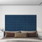 vidaXL - Wandpanelen - 12 - st - 1,08 - m² - 60x15 - cm - fluweel - blauw