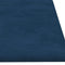 vidaXL - Wandpanelen - 12 - st - 1,08 - m² - 60x15 - cm - fluweel - blauw