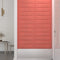 vidaXL - Wandpanelen - 12 - st - 1,08 - m² - 60x15 - cm - fluweel - roze
