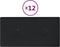 vidaXL - Wandpanelen - 12 - st - 1,08 - m² - 60x15 - cm - kunstleer - crèmekleurig