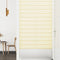 vidaXL - Wandpanelen - 12 - st - 1,08 - m² - 60x15 - cm - kunstleer - crèmekleurig