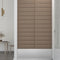 vidaXL - Wandpanelen - 12 - st - 1,08 - m² - 60x15 - cm - kunstleer - cappuccinokleurig