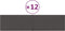vidaXL - Wandpanelen - 12 - st - 1,08 - m² - 60x15 - cm - stof - donkergrijs