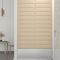 vidaXL - Wandpanelen - 12 - st - 1,08 - m² - 60x15 - cm - stof - crèmekleurig