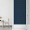 vidaXL - Wandpanelen - 12 - st - 1,62 - m² - 90x15 - cm - fluweel - blauw