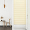 vidaXL - Wandpanelen - 12 - st - 1,62 - m² - 90x15 - cm - kunstleer - crèmekleurig