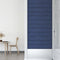 vidaXL - Wandpanelen - 12 - st - 1,62 - m² - 90x15 - cm - stof - blauw