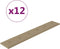 vidaXL - Wandpanelen - 12 - st - 1,62 - m² - 90x15 - cm - kunstleer - cappuccinokleurig